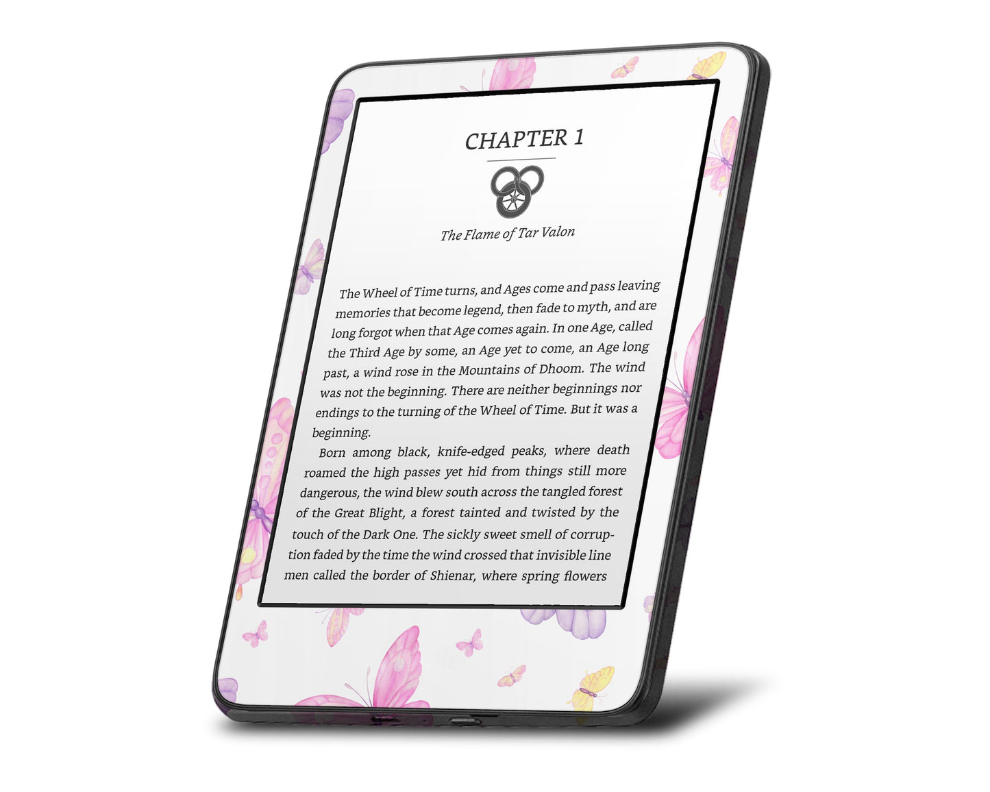 Lux Skins Kindle Fairytale Butterfly Kindle Gen 10 Skins - Pattern Animals Skin