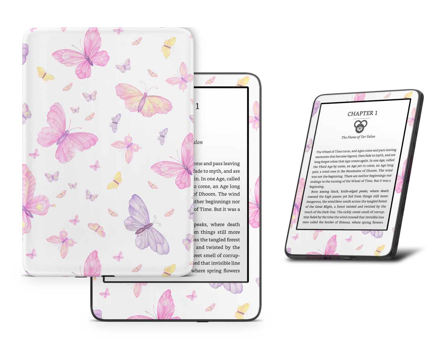 Lux Skins Kindle Fairytale Butterfly Kindle Gen 8 Skins - Pattern Animals Skin