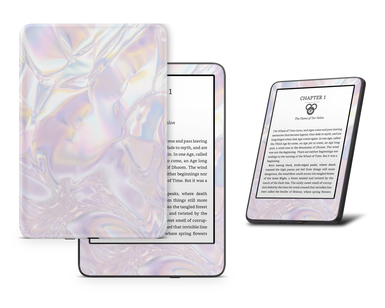 Lux Skins Kindle Holographic Diamond Kindle Gen 8 Skins - Pattern  Skin