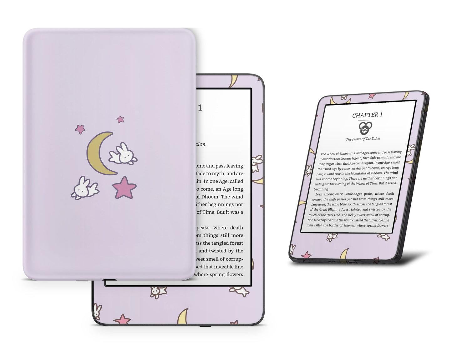 Lux Skins Kindle Sailor Moon Purple Minimalist Kindle Gen 8 Skins - Pop culture Sailor Moon Skin