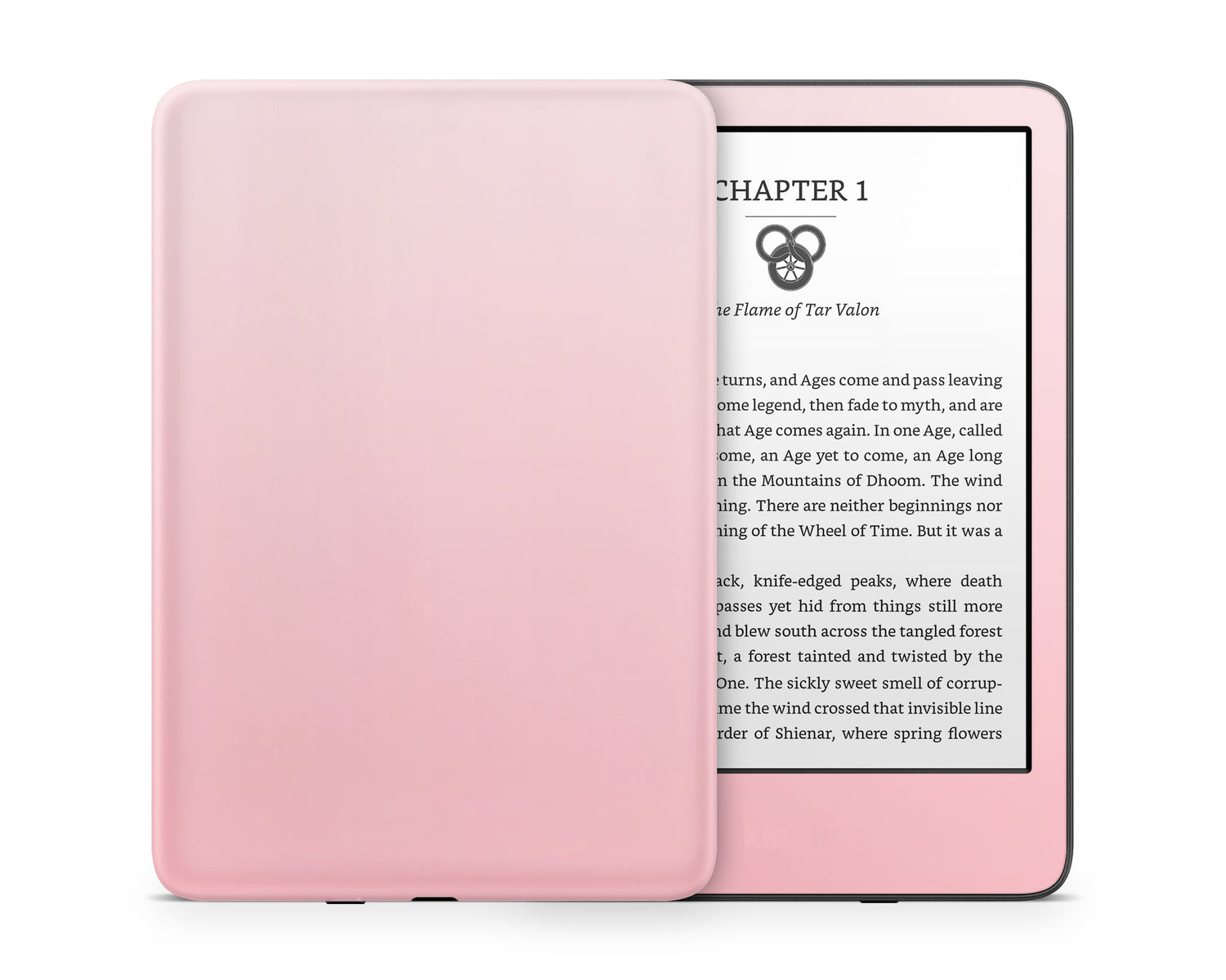 Lux Skins Kindle Pale Pink Gradient Kindle Gen 11 Skins - Solid Colours Gradient Skin