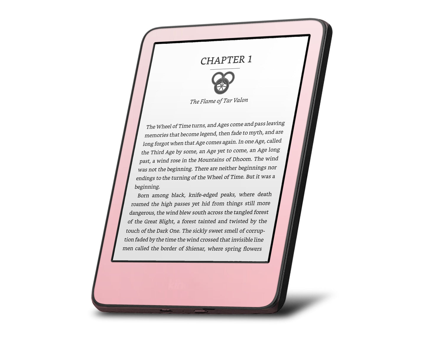 Lux Skins Kindle Pale Pink Gradient Kindle Gen 10 Skins - Solid Colours Gradient Skin