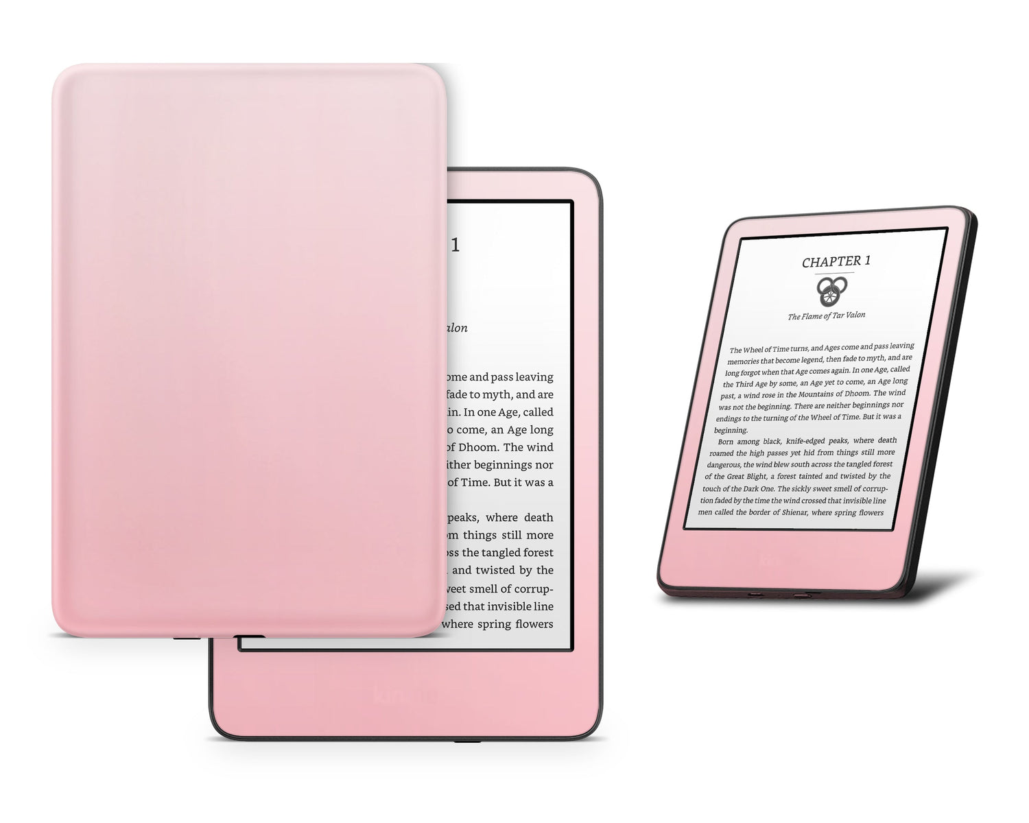 Lux Skins Kindle Pale Pink Gradient Kindle Gen 8 Skins - Solid Colours Gradient Skin
