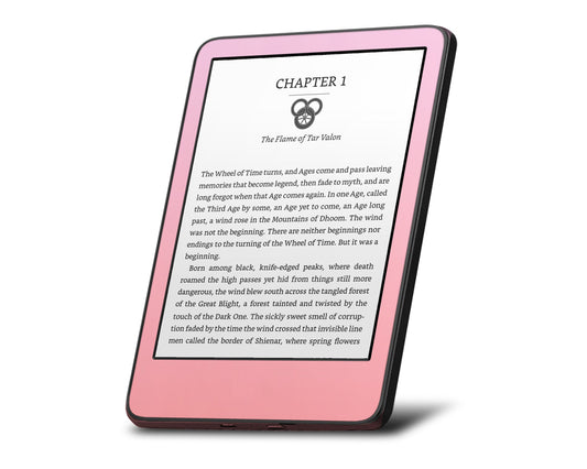 Lux Skins Kindle Pink Gradient Kindle Gen 10 Skins - Solid Colours Gradient Skin