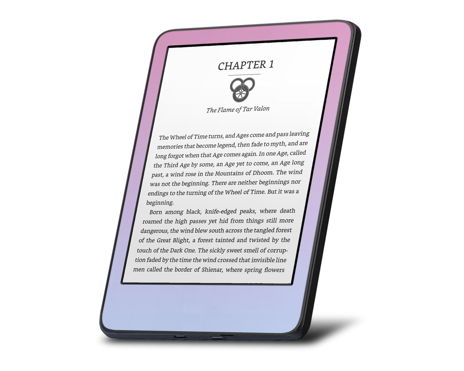 Lux Skins Kindle Purple Pink Gradient Kindle Gen 10 Skins - Solid Colours Gradient Skin