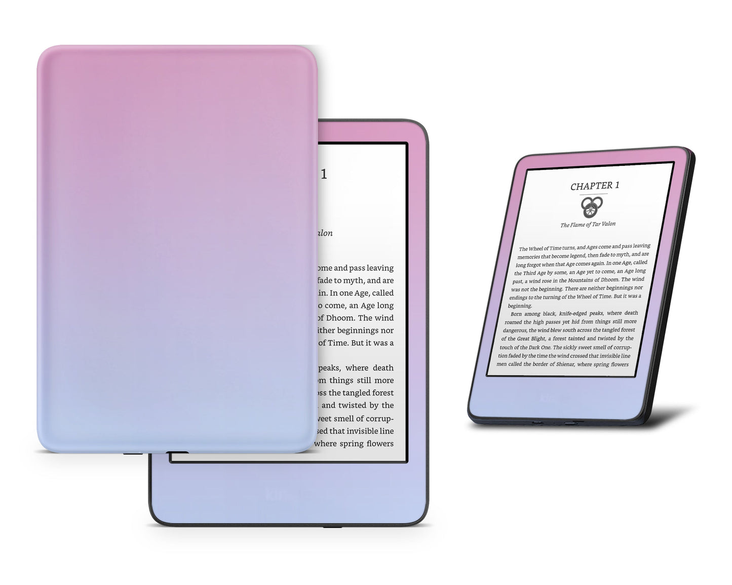 Lux Skins Kindle Purple Pink Gradient Kindle Gen 8 Skins - Solid Colours Gradient Skin