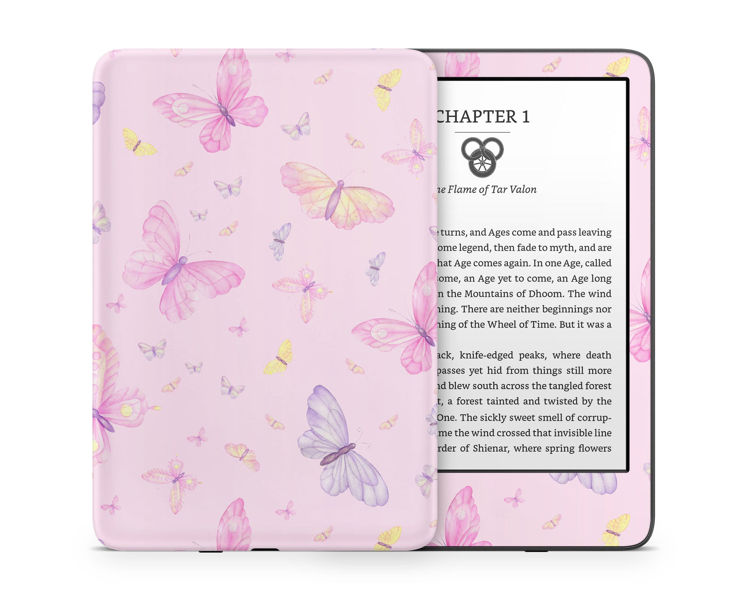 Lux Skins Kindle Pink Fairytale Butterfly Kindle Gen 11 Skins - Pattern Animals Skin