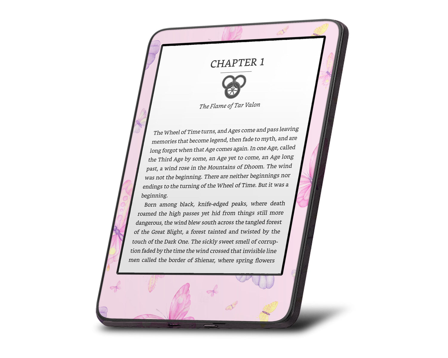 Lux Skins Kindle Pink Fairytale Butterfly Kindle Gen 10 Skins - Pattern Animals Skin