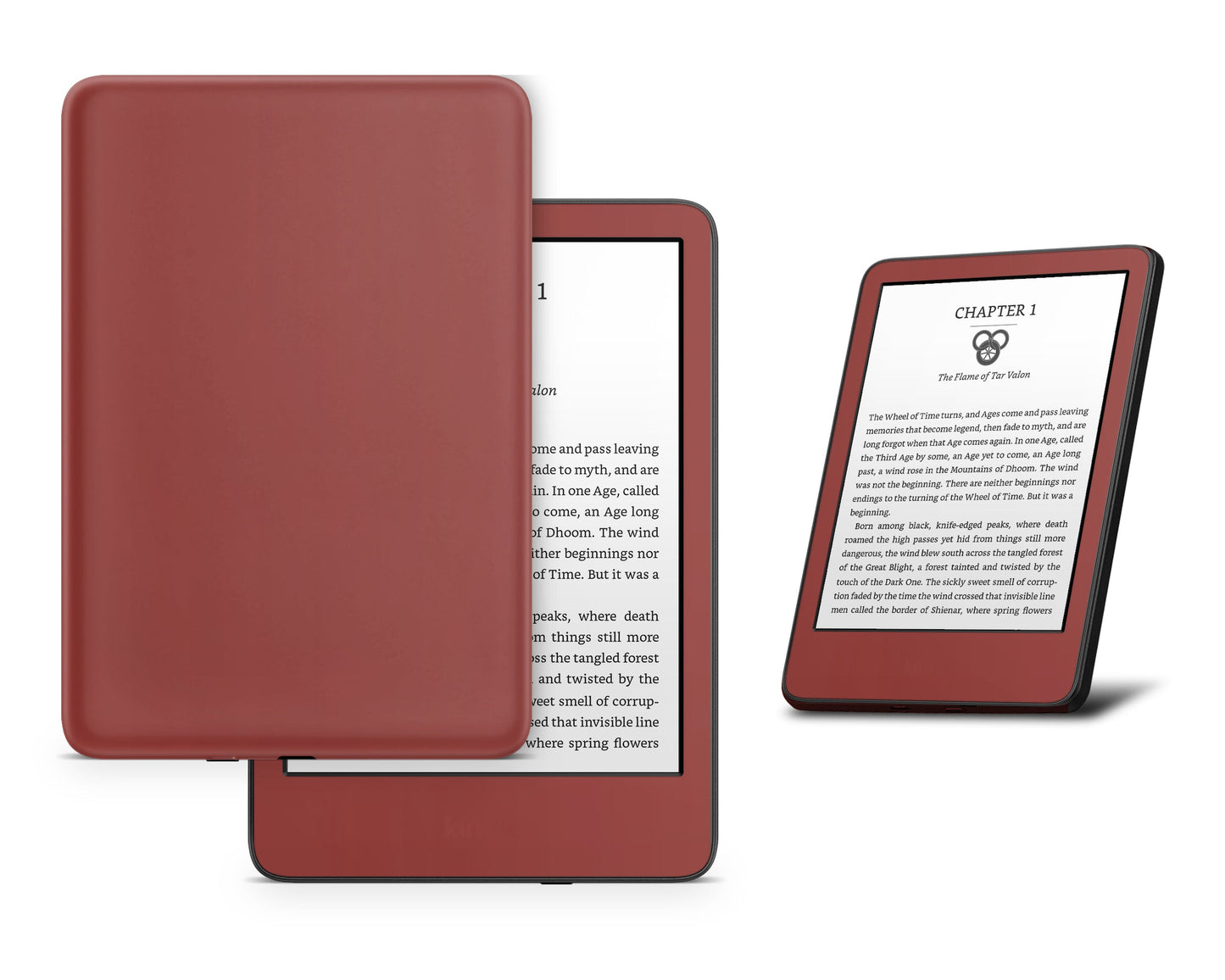 Lux Skins Kindle Fire Red Kindle Gen 8 Skins - Solid Colours Solid Colours Skin