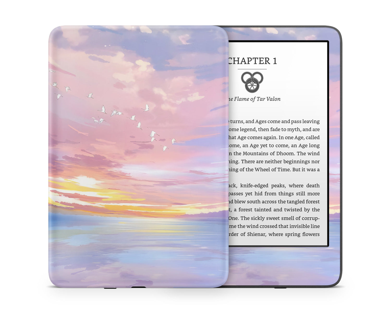 Lux Skins Kindle Bora Bora Sunset Kindle Gen 11 Skins - Art Clouds Skin