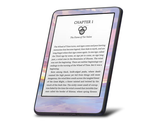 Lux Skins Kindle Bora Bora Sunset Kindle Gen 10 Skins - Art Clouds Skin