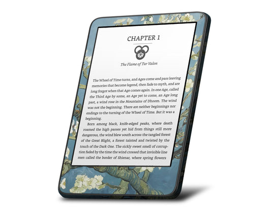 Lux Skins Kindle Van Gogh Almond Blossoms Kindle Gen 10 Skins - Art Artwork Skin