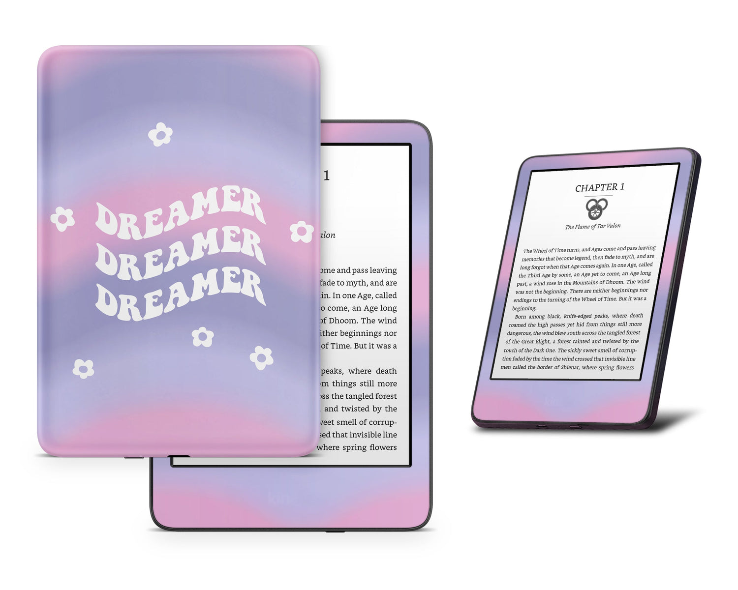 Lux Skins Kindle Dreamer Kindle Gen 8 Skins - Art Quotes Skin