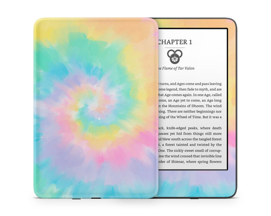 Lux Skins Kindle Tie Dye Fantasy Kindle Gen 11 Skins - Solid Colours Gradient Skin