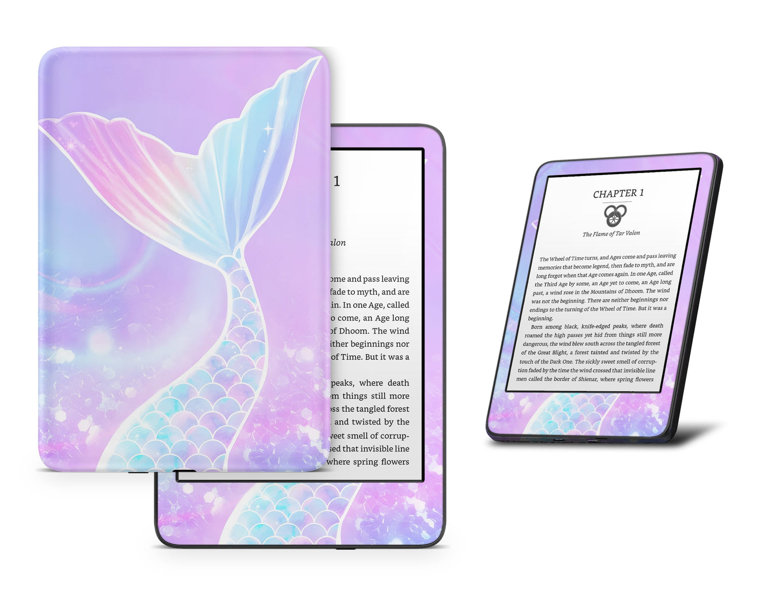 Lux Skins Kindle Mermaid Tail Kindle Gen 8 Skins - Art Artwork Skin