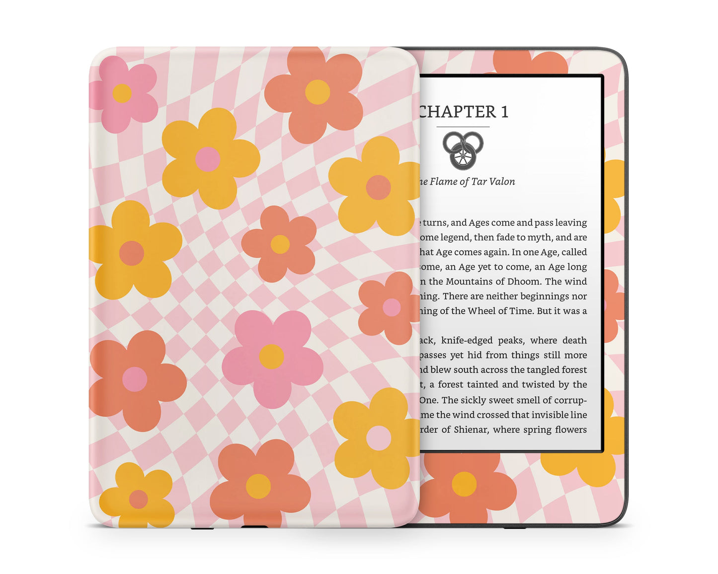 Lux Skins Kindle Flower Market Kindle Gen 11 Skins - Art Floral Skin