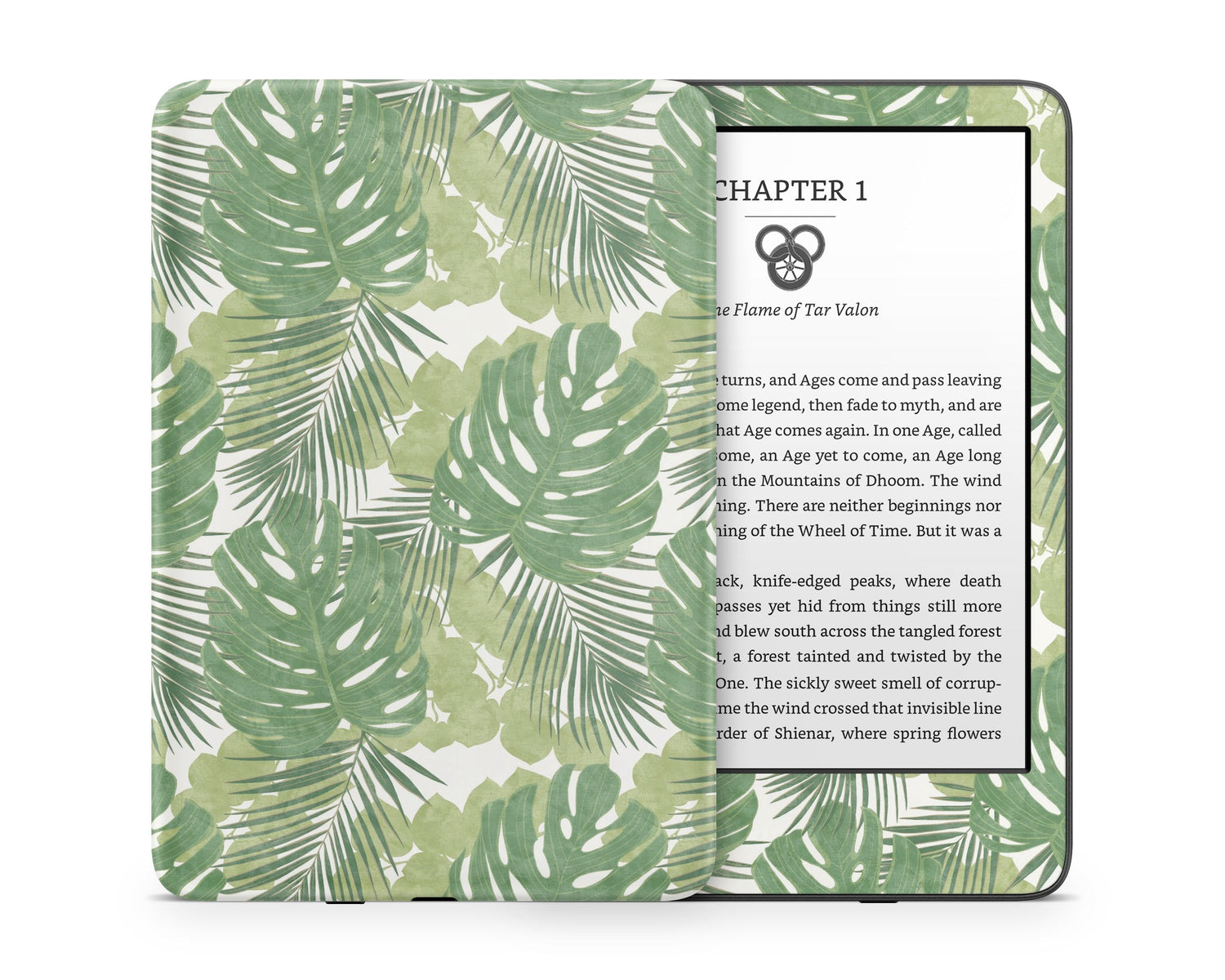 Lux Skins Kindle Monsterra Forest Kindle Gen 11 Skins - Art Floral Skin