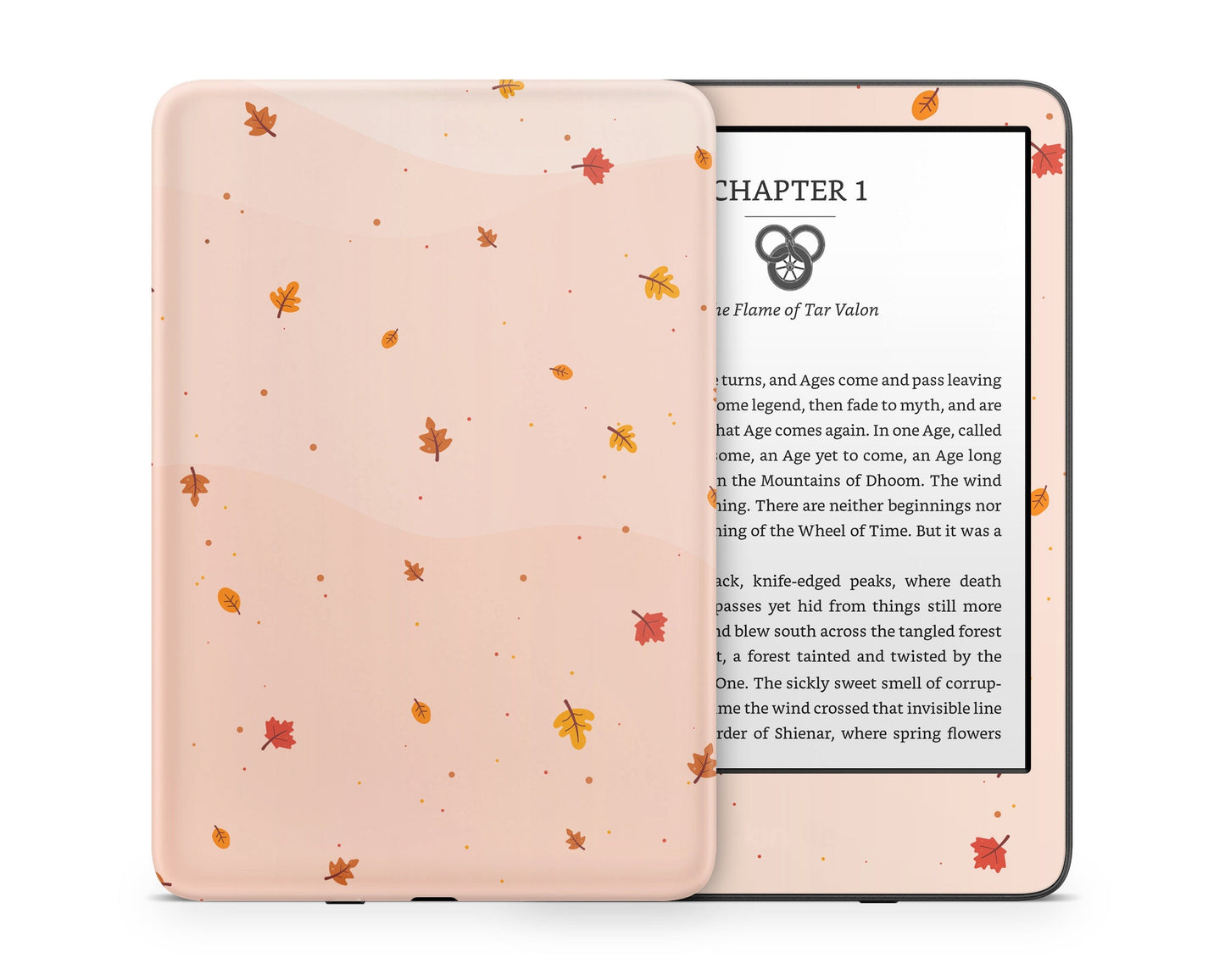 Lux Skins Kindle Fall Leaves Kindle Gen 11 Skins - Art Floral Skin