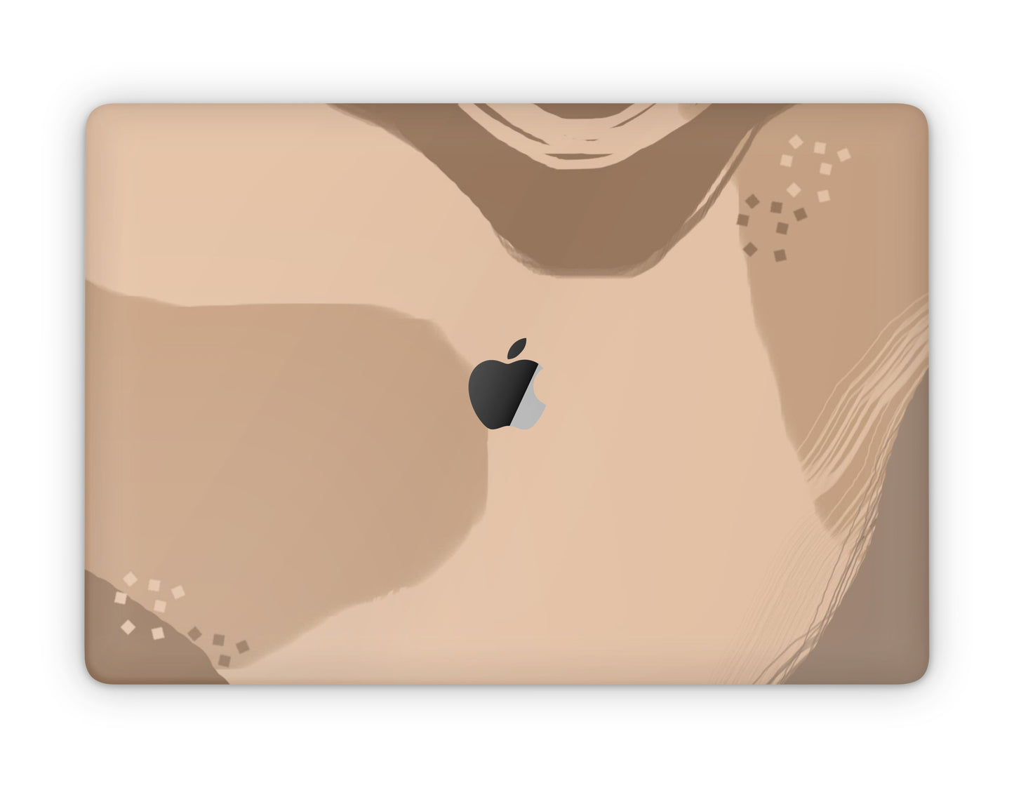 Lux Skins MacBook Coffee Frappe Nude Beige Pro 13" M1 (A2338) Skins - Pattern Abstract Skin