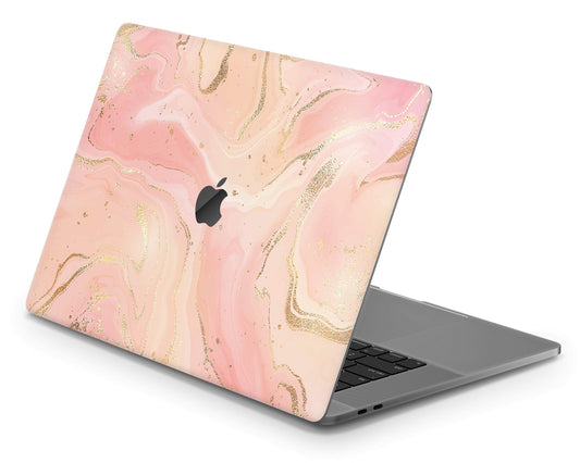 Lux Skins MacBook Ethereal Peach Rose Gold Pink Marble Pro 16" (A2141) Skins - Pattern Marble Skin