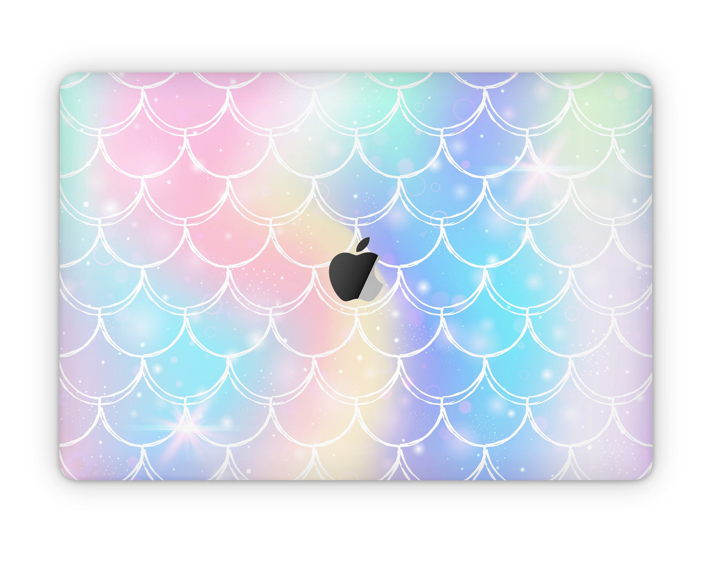 Lux Skins MacBook Iridescent Pastel Mermaid Pro 13" M1 (A2338) Skins - Pattern Abstract Skin