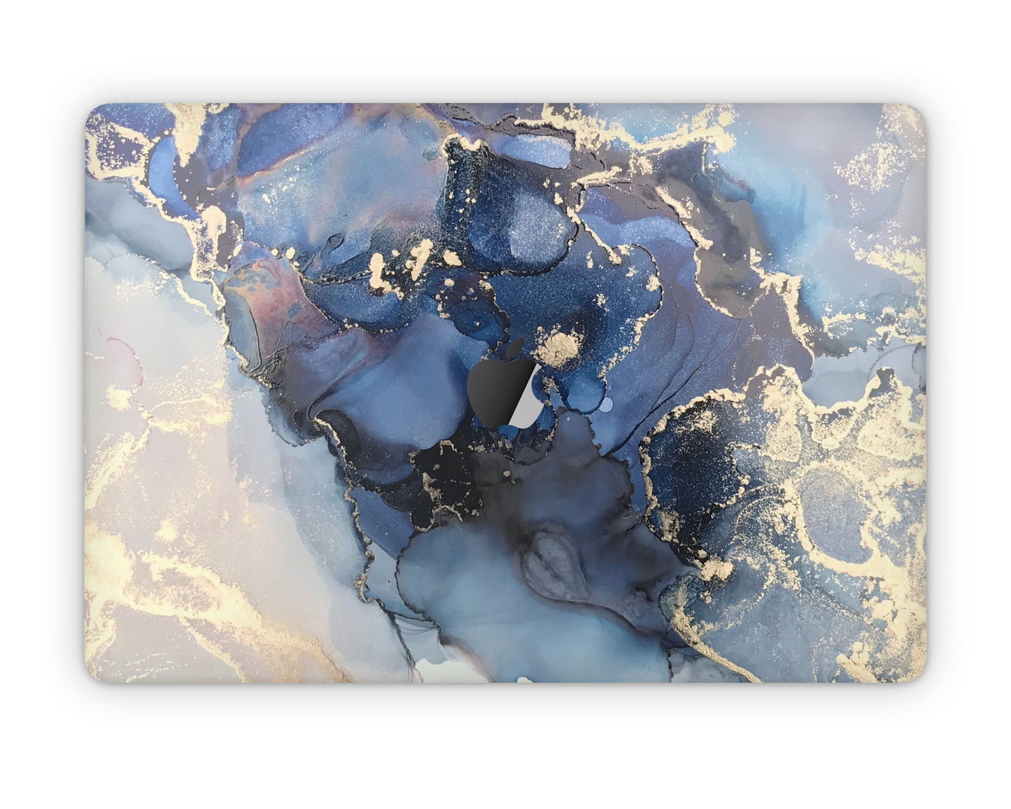 Lux Skins MacBook Ethereral Blue Gold Marble Pro 13" (A2251/2289) Skins - Pattern Marble Skin