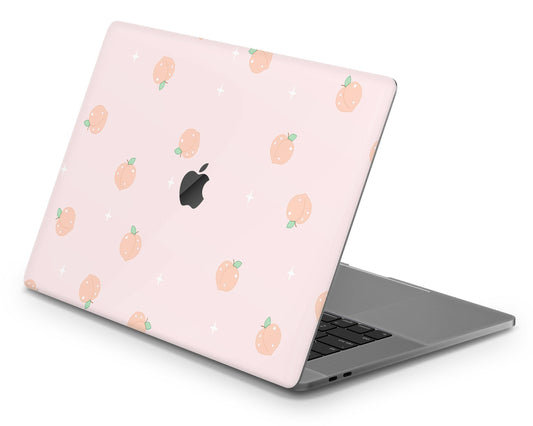 Lux Skins MacBook Cute Soft Peach Pattern Pro 16" (A2141) Skins - Art Fruits Skin