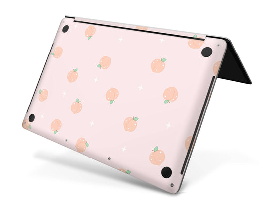 Lux Skins MacBook Cute Soft Peach Pattern Pro 13" M1 (A2338) Skins - Art Fruits Skin