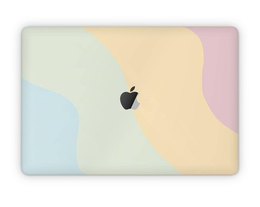 Lux Skins MacBook Retro Waves Pro 13" M1 (A2338) Skins - Solid Colours Colour Blocking Skin