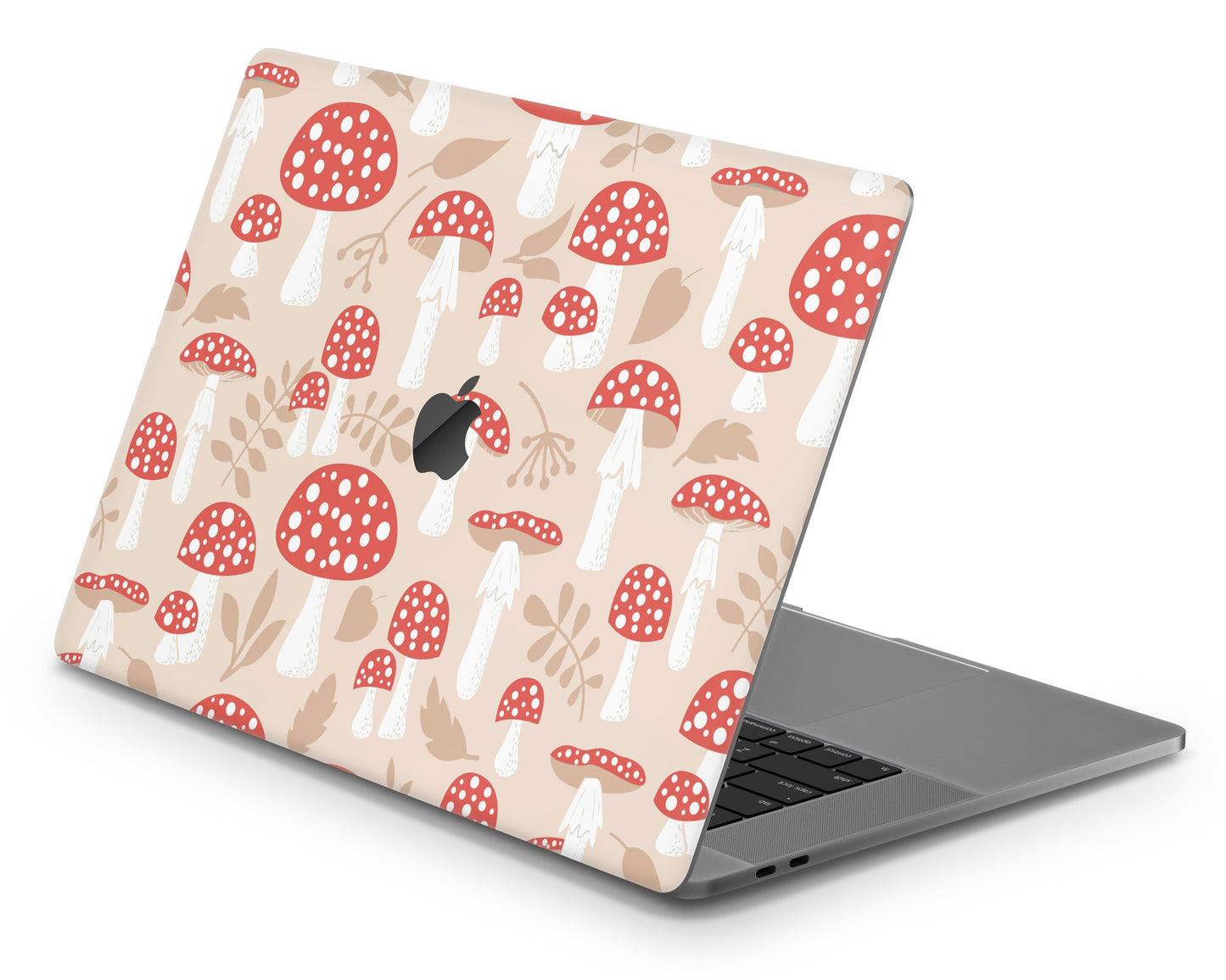 Lux Skins MacBook Beige Mushroom Farm Pro 16" (A2141) Skins - Art Artwork Skin
