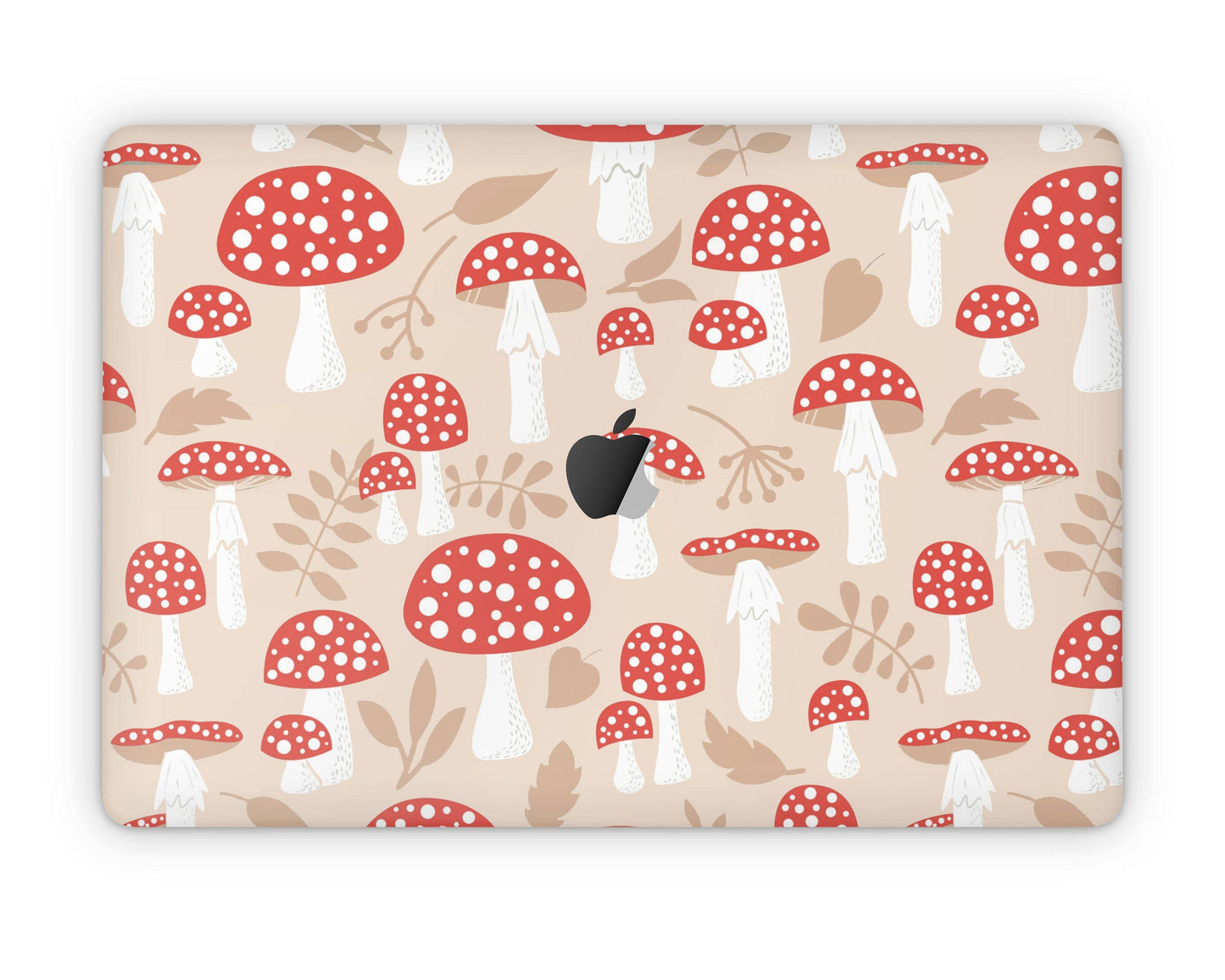 Lux Skins MacBook Beige Mushroom Farm Pro 13" M1 (A2338) Skins - Art Artwork Skin