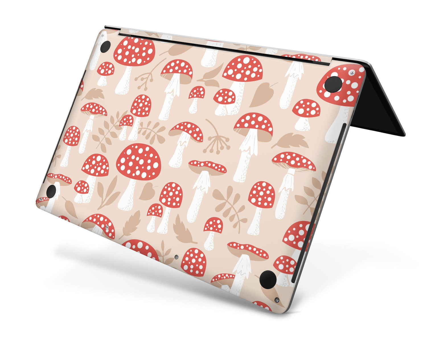 Lux Skins MacBook Beige Mushroom Farm Pro 13" (A2251/2289) Skins - Art Artwork Skin