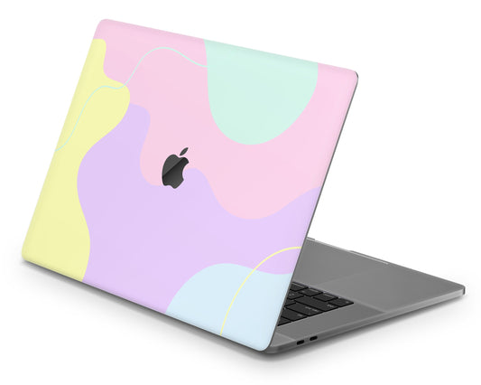 Lux Skins MacBook Retro 80s Abstract Color Blocking Pro 16" (A2485) Skins - Solid Colours Colour Blocking Skin