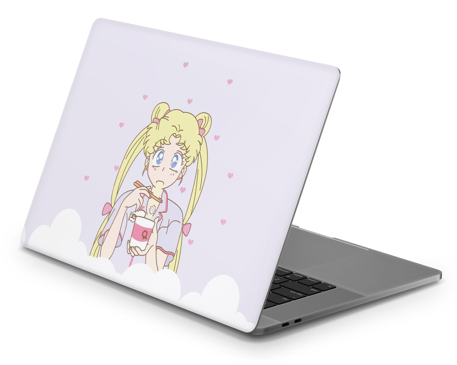 Lux Skins MacBook Sailor Moon Ramen Pastel Purple Pro 16" (A2485) Skins - Pop culture Sailor Moon Skin