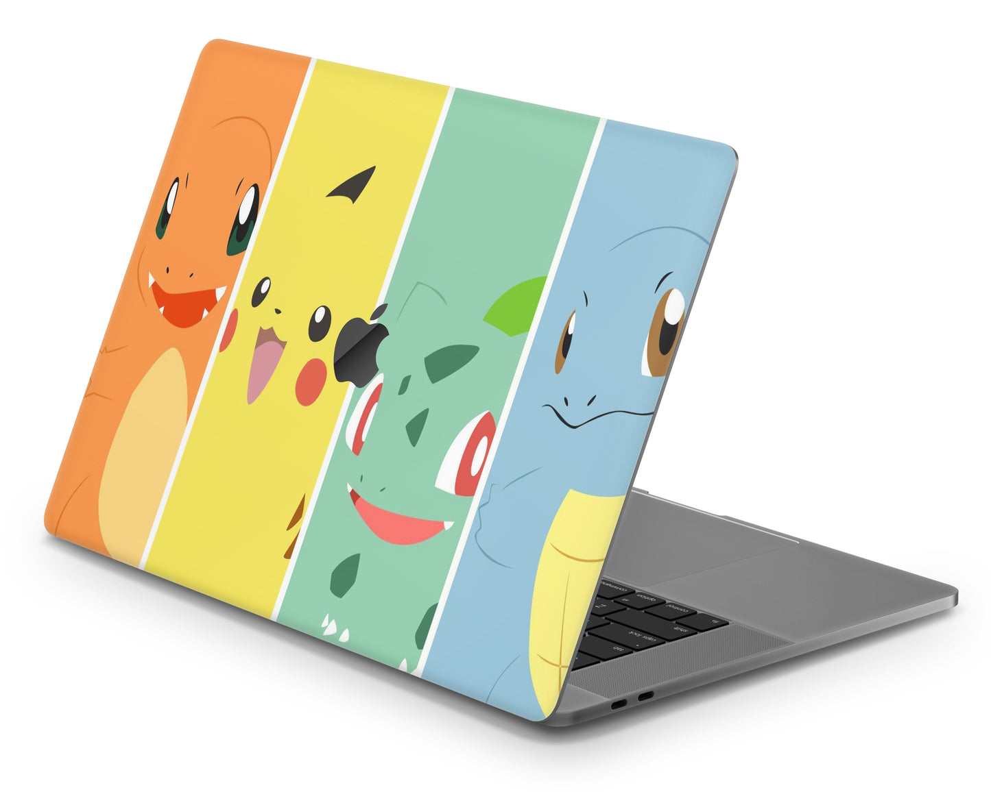 Lux Skins MacBook Pokemon Kanto Starter Pro 16" (A2485) Skins - Pop culture Pokemon Skin