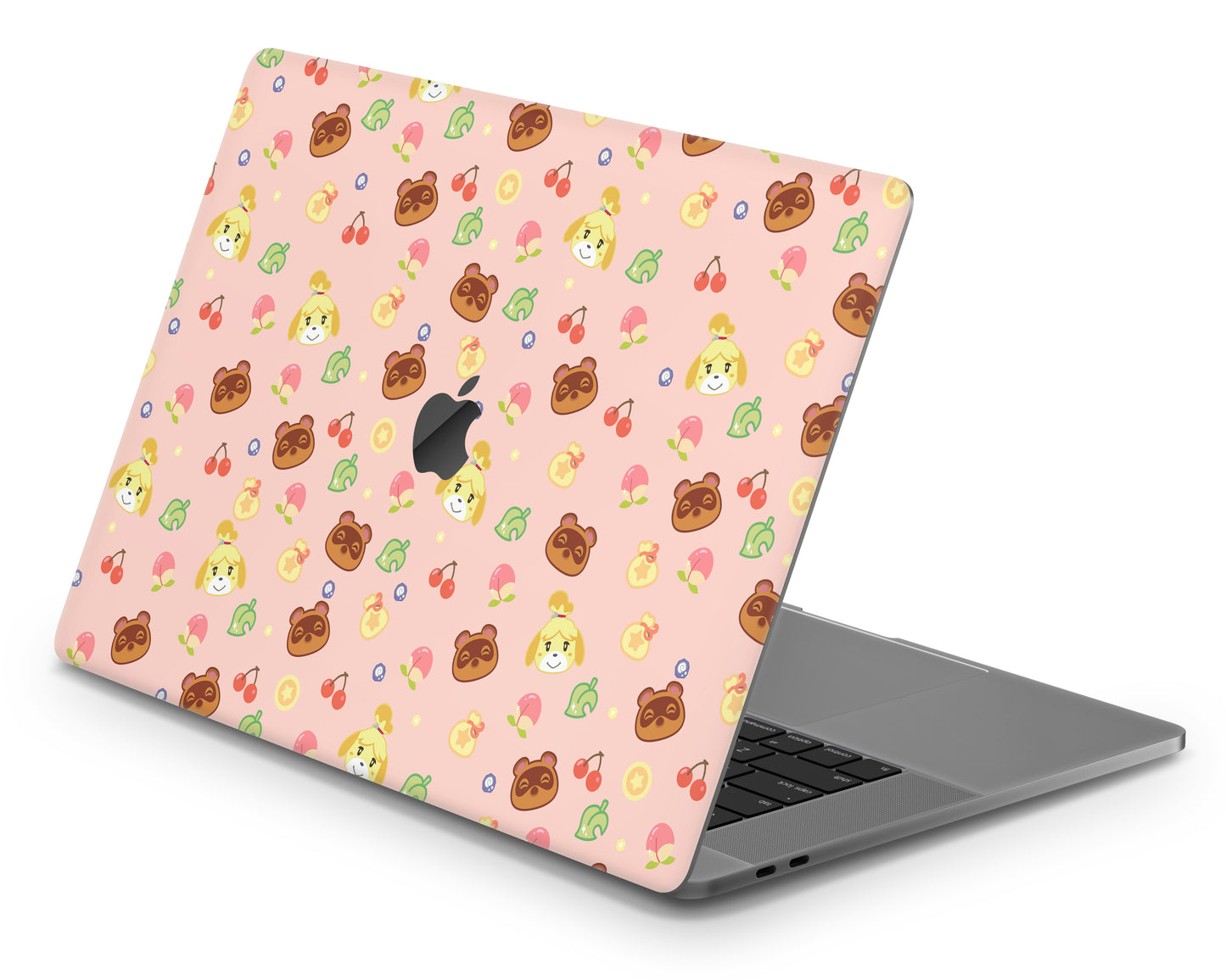 Cute Animal Crossing Pattern MacBook Skin