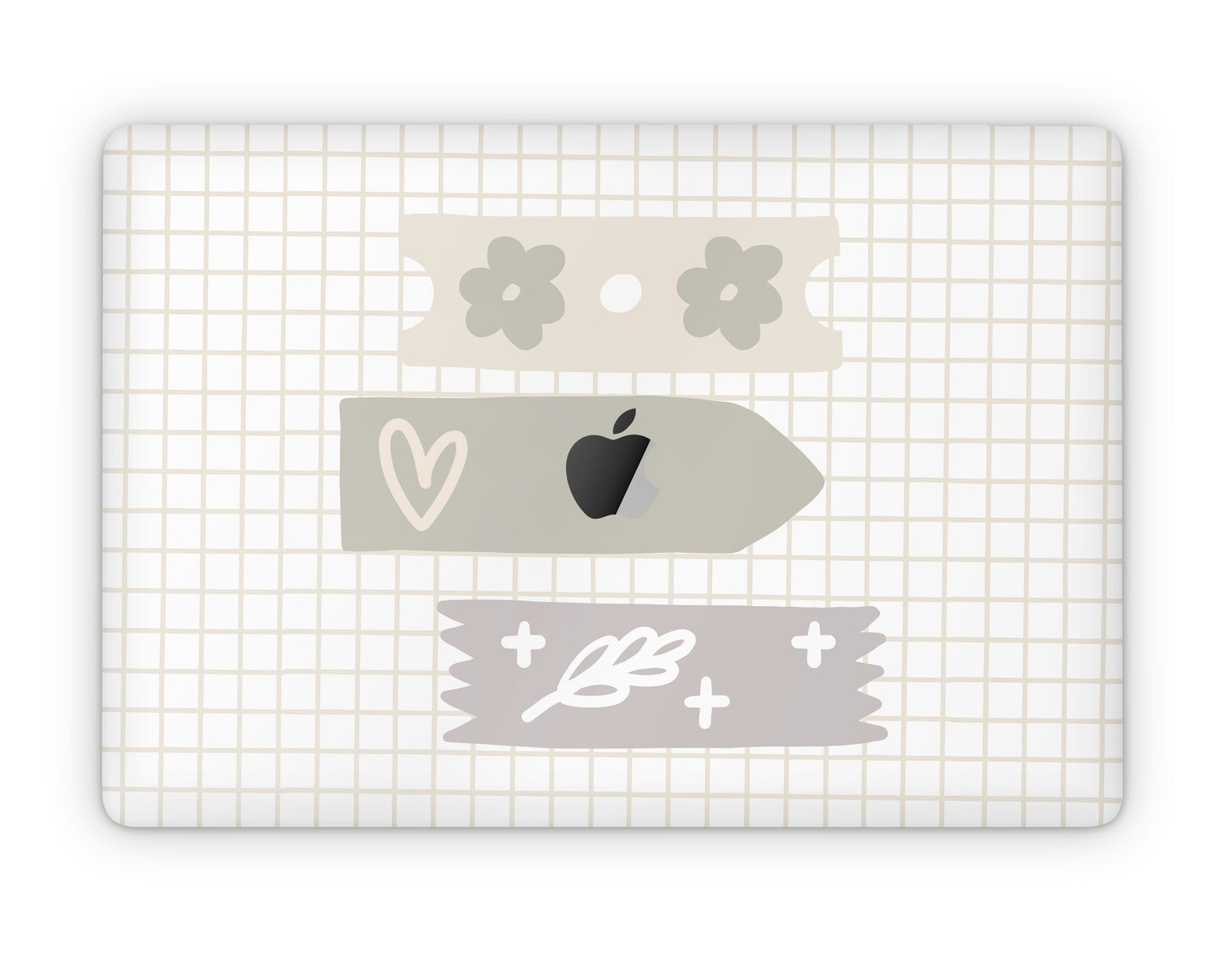 Cute Washi Tape Aesthetic MacBook Skin – Lux Skins Official