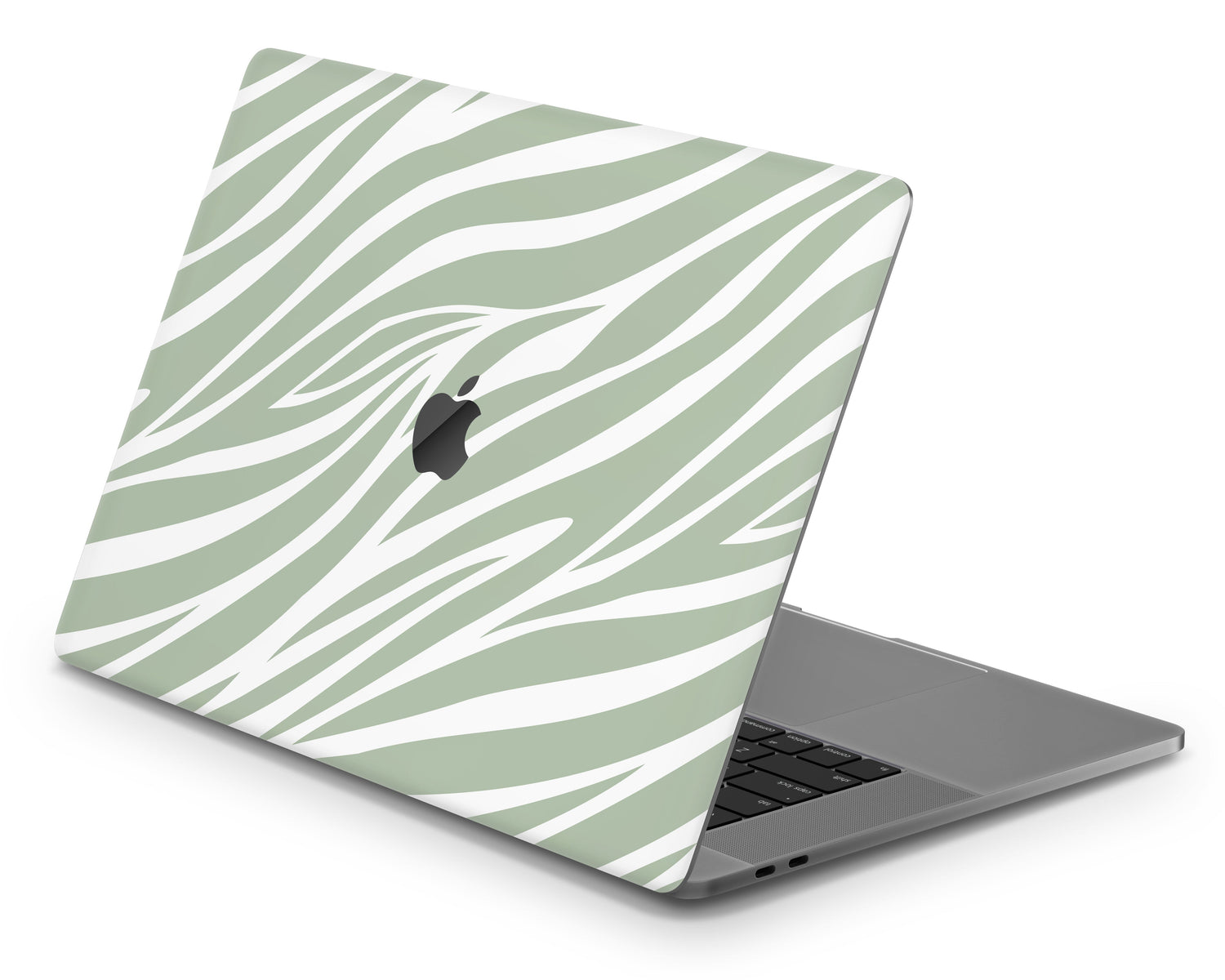 Lux Skins MacBook Zebra Print Sage Pro 16" (A2485) Skins - Art Animal Skin