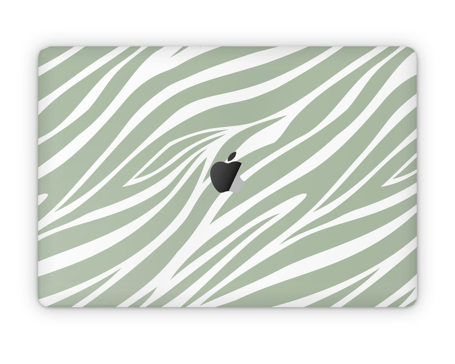 Lux Skins MacBook Zebra Print Sage Pro 15" (A1707/1990) Skins - Art Animal Skin