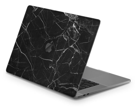Lux Skins MacBook Black Marble Pro 16" (A2485) Skins - Pattern Marble Skin