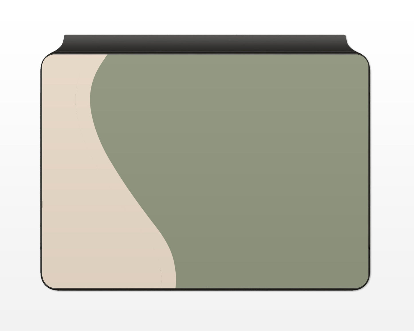 Lux Skins Magic Keyboard Two Tone Wild Sage Green Cream iPad Air Skins - Solid Colours Colour Blocking Skin
