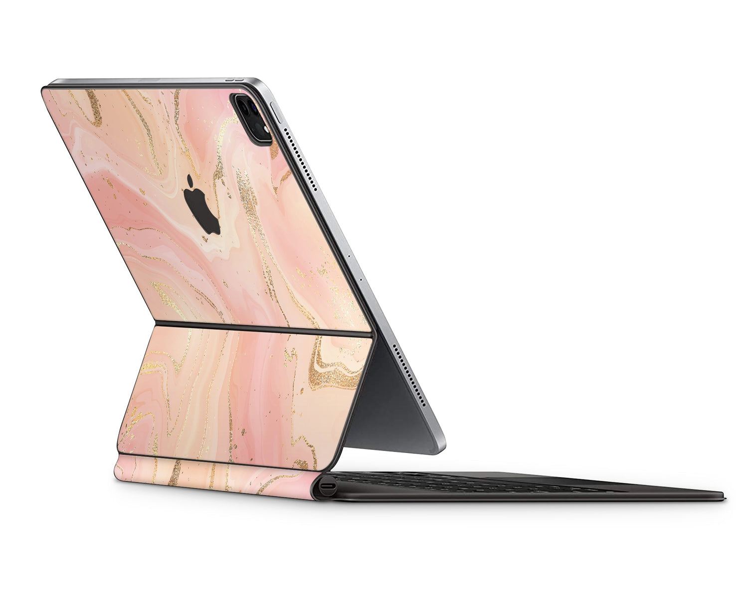 Lux Skins Magic Keyboard Ethereal Peach Pink Marble iPad Pro 12.9" Skins - Pattern Marble Skin