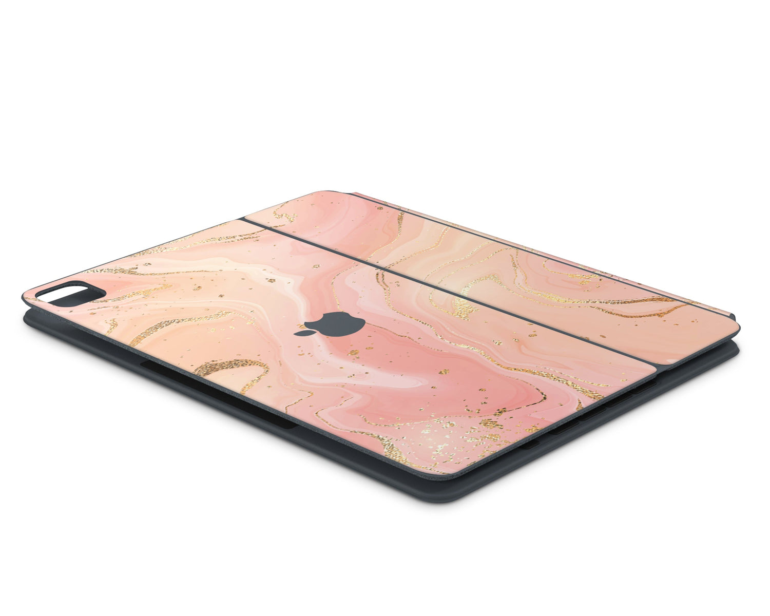 Lux Skins Magic Keyboard Ethereal Peach Pink Marble iPad Pro 11" Skins - Pattern Marble Skin