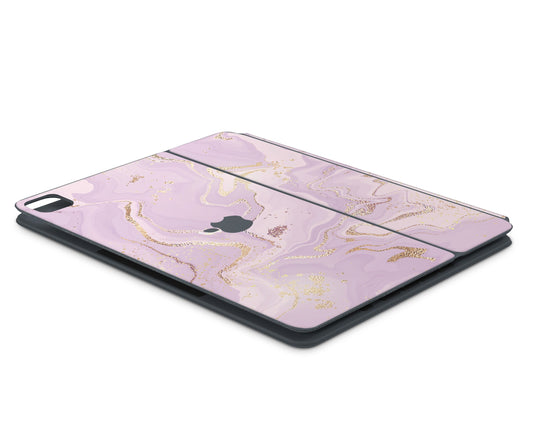 Lux Skins Magic Keyboard Ethereal Lavender Marble iPad Air Skins - Pattern Marble Skin