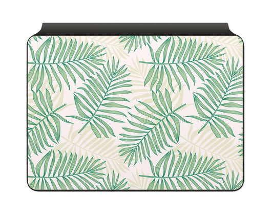 Lux Skins Magic Keyboard Tropical Palm Leaf Sage Green iPad Air Skins - Art Floral Skin