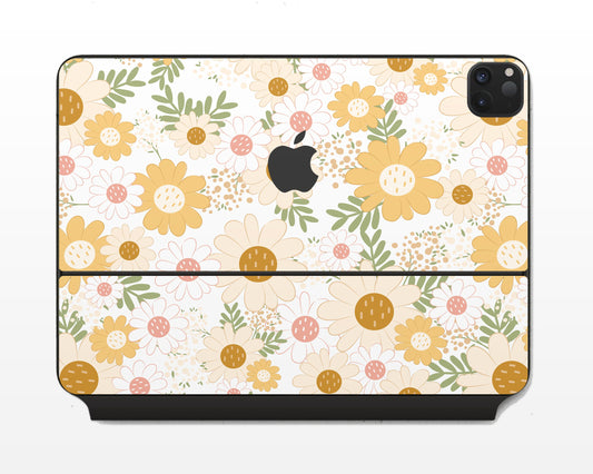 Lux Skins Magic Keyboard Sunshine Daisy Spring Floral iPad Pro 11" Skins - Art Floral Skin