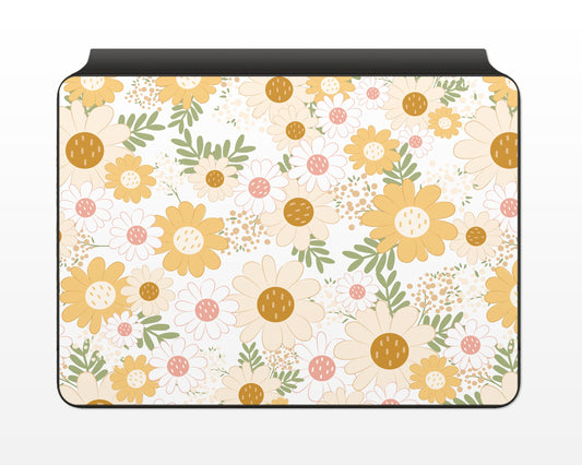 Lux Skins Magic Keyboard Sunshine Daisy Spring Floral iPad Air Skins - Art Floral Skin