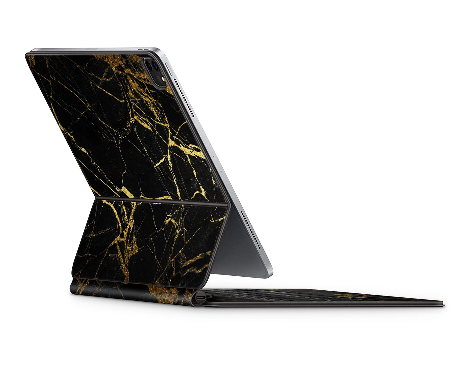 Lux Skins Magic Keyboard Black Gold Marble iPad Pro 12.9" Skins - Pattern Marble Skin