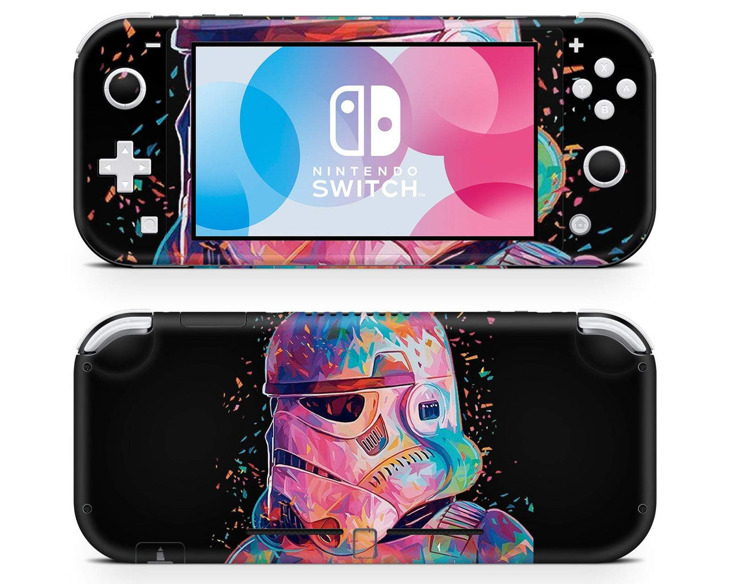 Lux Skins Nintendo Switch Lite Star Wars Stormtrooper Confetti Full Set Skins - Pop culture Star Wars Skin