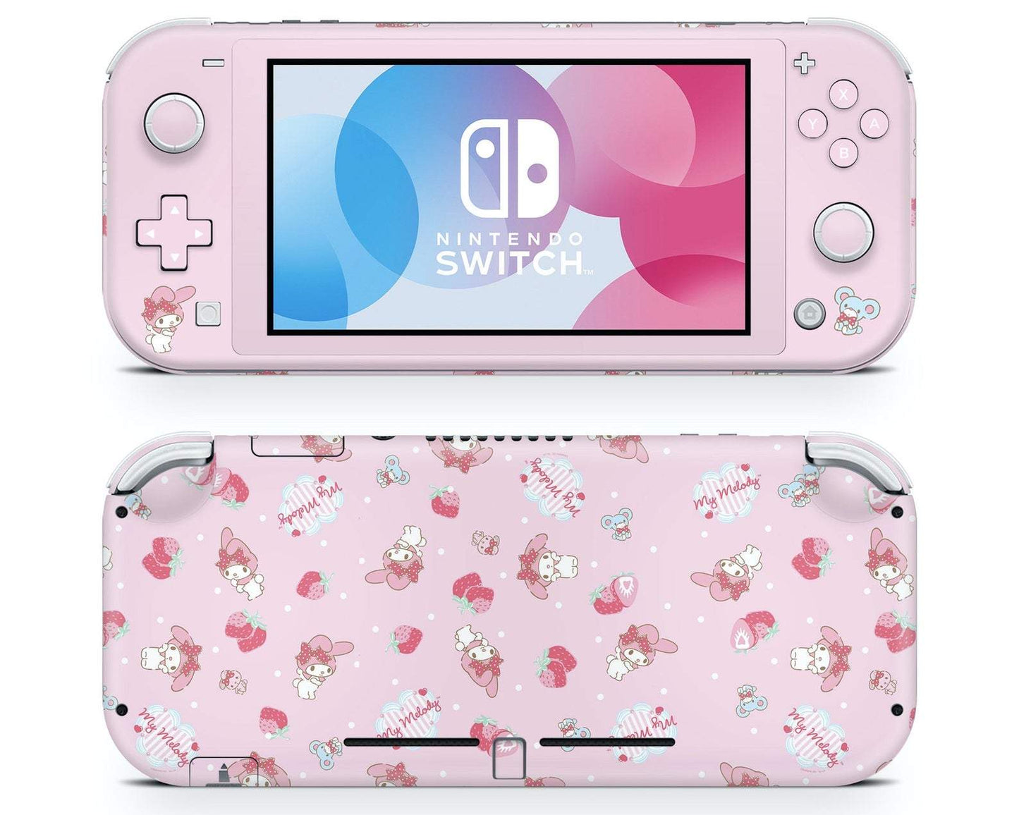 Lux Skins Nintendo Switch Lite My Melody Pink Full Set Skins - Pop culture Sanrio Skin